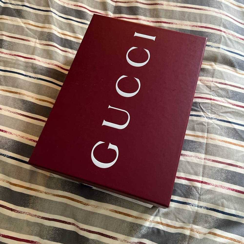 BNIB Gucci Burgundy Lucite Wedge - Picture 4 of 9